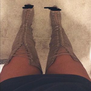 Thigh high heels